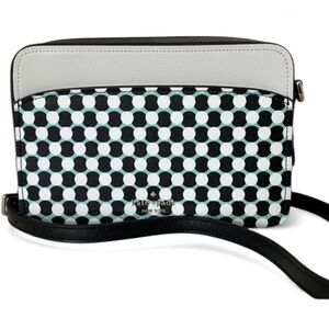 Kate Spade NEW YORK Black&White Checkered Crossbody, EUC/Pristine, Authentic